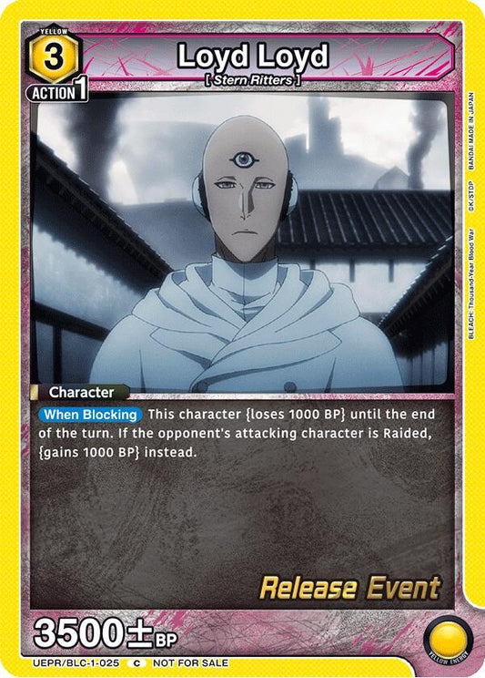 Image for Loyd Loyd (UEPR/BLC-1-025) [UE01BT: BLEACH: Thousand-Year Blood War Release Event Cards] - Union Arena