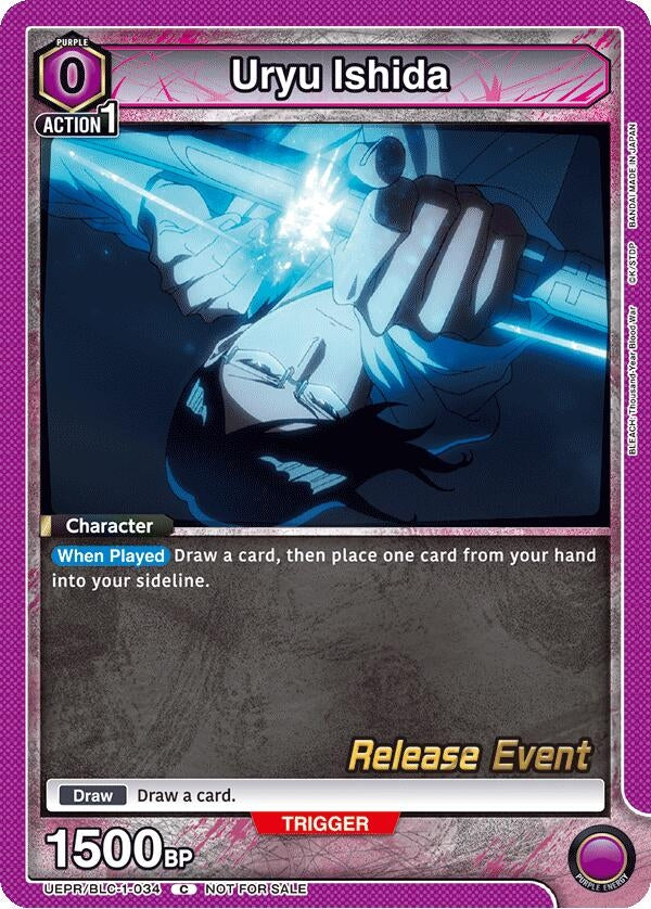 Image for Uryu Ishida (UEPR/BLC-1-034) [UE01BT: BLEACH: Thousand-Year Blood War Release Event Cards] - Union Arena