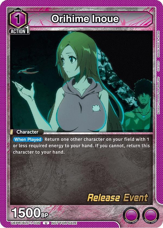Image for Orihime Inoue (UEPR/BLC-1-035) [UE01BT: BLEACH: Thousand-Year Blood War Release Event Cards] - Union Arena