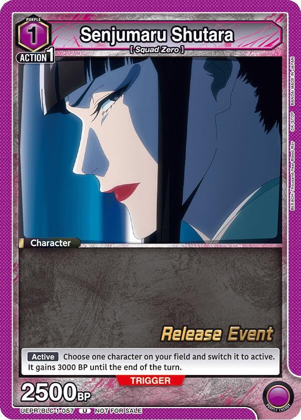 Image for Senjumaru Shutara (UEPR/BLC-1-057) [UE01BT: BLEACH: Thousand-Year Blood War Release Event Cards] - Union Arena