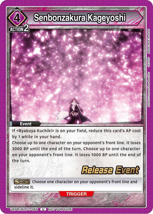 Image for Senbonzakura Kageyoshi (UEPR/BLC-1-065) [UE01BT: BLEACH: Thousand-Year Blood War Release Event Cards] - Union Arena