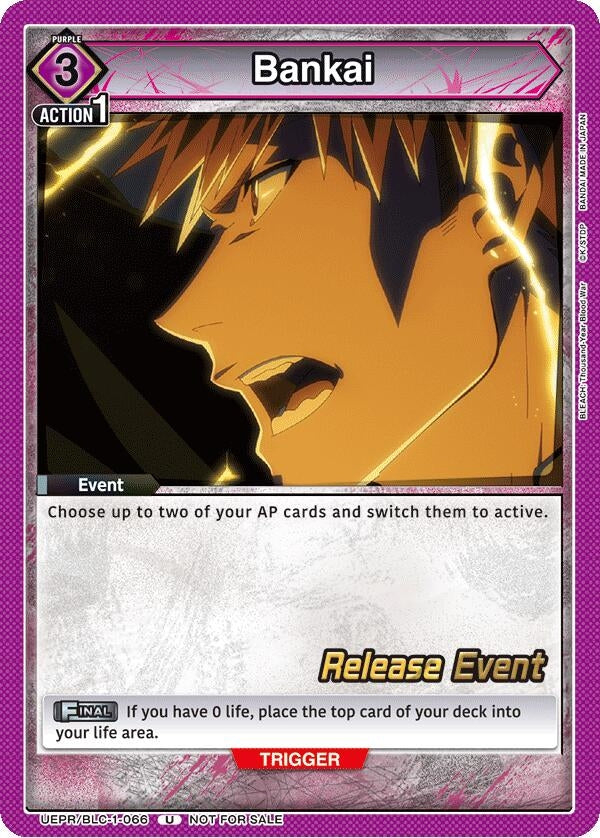 Image for Bankai (066) (UEPR/BLC-1-066) [UE01BT: BLEACH: Thousand-Year Blood War Release Event Cards] - Union Arena