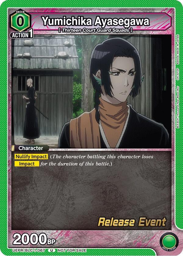 Image for Yumichika Ayasegawa (UEPR/BLC-1-067) [UE01BT: BLEACH: Thousand-Year Blood War Release Event Cards] - Union Arena
