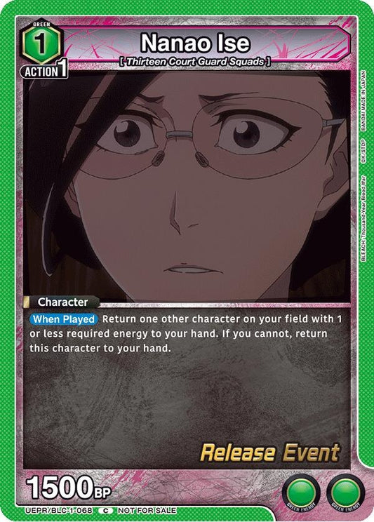 Image for Nanao Ise (UEPR/BLC-1-068) [UE01BT: BLEACH: Thousand-Year Blood War Release Event Cards] - Union Arena