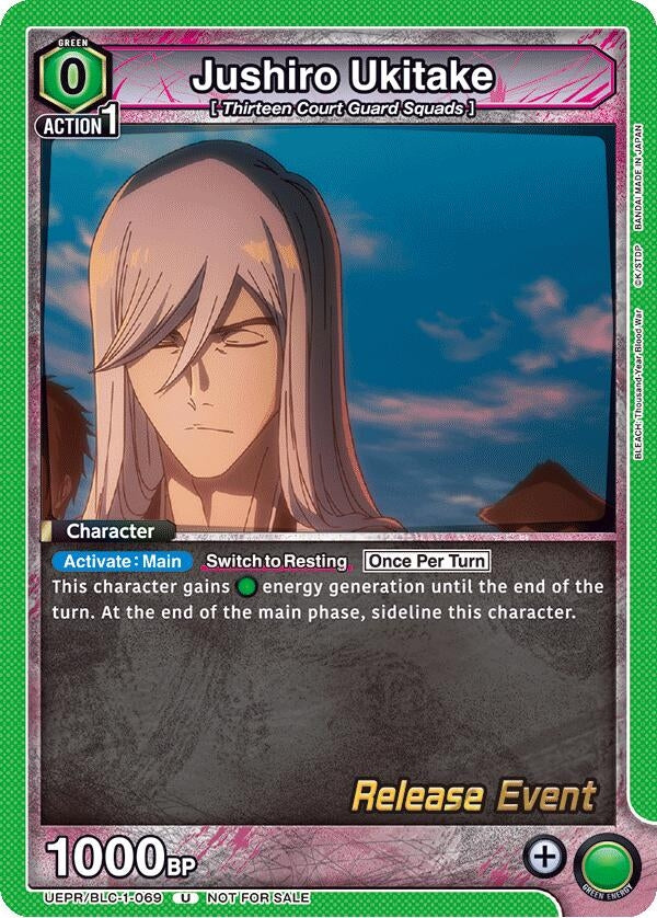 Image for Jushiro Ukitake (UEPR/BLC-1-069) [UE01BT: BLEACH: Thousand-Year Blood War Release Event Cards] - Union Arena