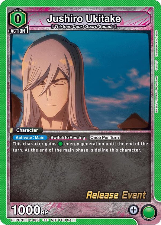 Image for Jushiro Ukitake (UEPR/BLC-1-069) [UE01BT: BLEACH: Thousand-Year Blood War Release Event Cards] - Union Arena