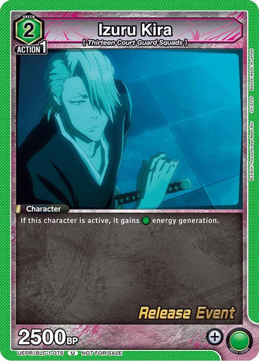 Image for Izuru Kira (UEPR/BLC-1-075) [UE01BT: BLEACH: Thousand-Year Blood War Release Event Cards] - Union Arena