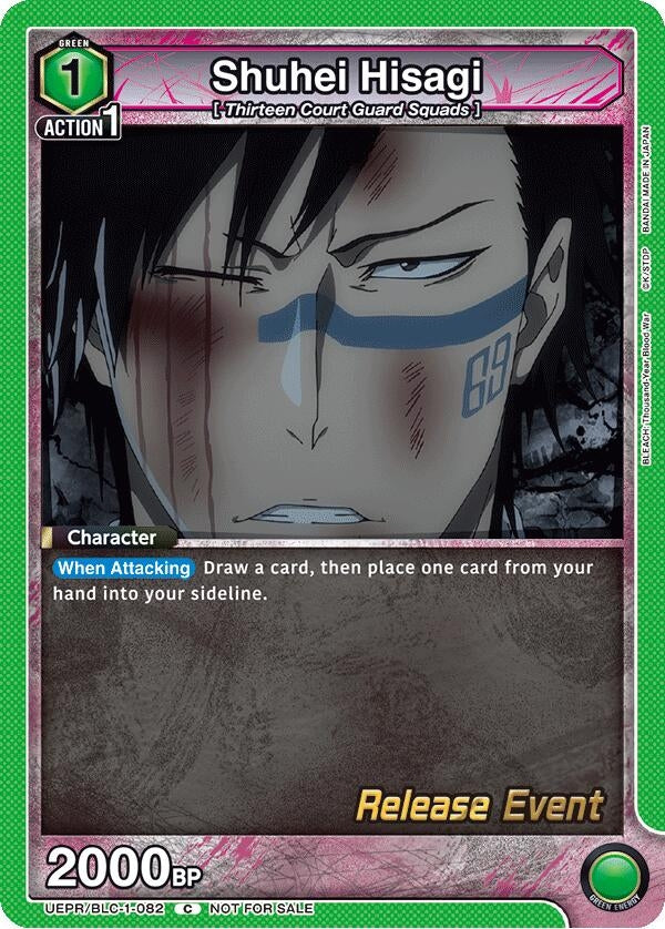 Image for Shuhei Hisagi (UEPR/BLC-1-082) [UE01BT: BLEACH: Thousand-Year Blood War Release Event Cards] - Union Arena