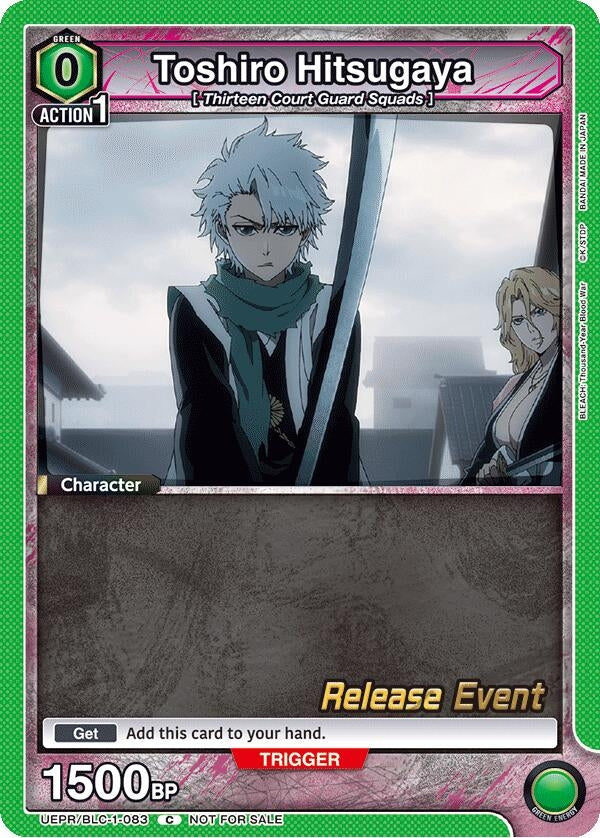 Image for Toshiro Hitsugaya (083) (UEPR/BLC-1-083) [UE01BT: BLEACH: Thousand-Year Blood War Release Event Cards] - Union Arena
