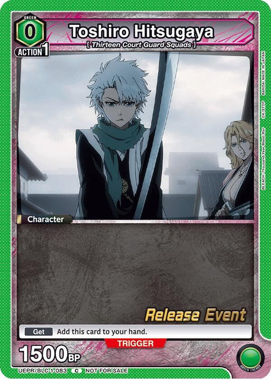Image for Toshiro Hitsugaya (083) (UEPR/BLC-1-083) [UE01BT: BLEACH: Thousand-Year Blood War Release Event Cards] - Union Arena