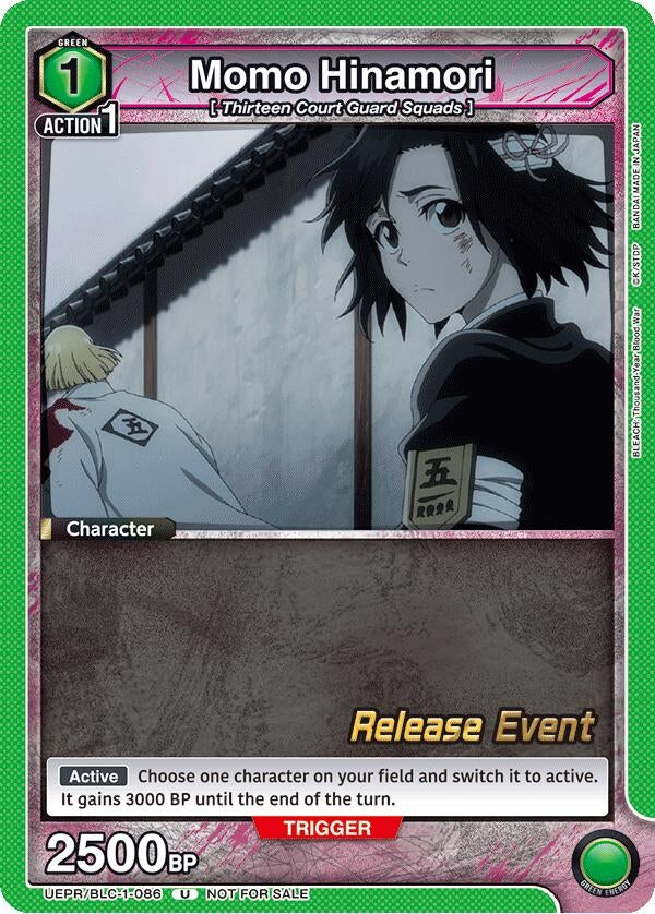 Image for Momo Hinamori (UEPR/BLC-1-086) [UE01BT: BLEACH: Thousand-Year Blood War Release Event Cards] - Union Arena