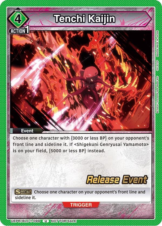 Image for Tenchi Kaijin (UEPR/BLC-1-099) [UE01BT: BLEACH: Thousand-Year Blood War Release Event Cards] - Union Arena