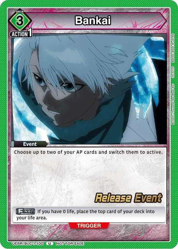 Image for Bankai (100) (UEPR/BLC-1-100) [UE01BT: BLEACH: Thousand-Year Blood War Release Event Cards] - Union Arena