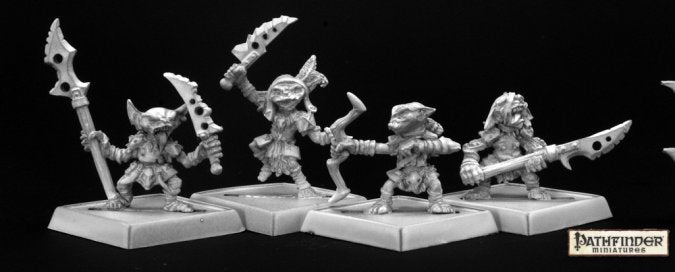 Reaper Pathfinder: Pathfinder Goblin Warriors (4)