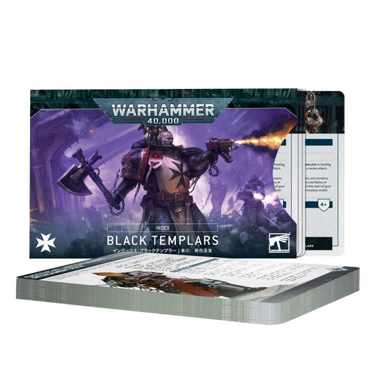 Warhammer 40,000 Index Datacards Black Templars