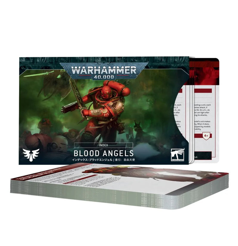 Warhammer 40,000 Index Datacards Blood Angels