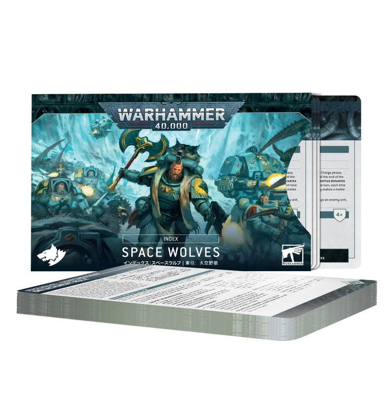 Warhammer 40,000 Index Datacards Space Wolves