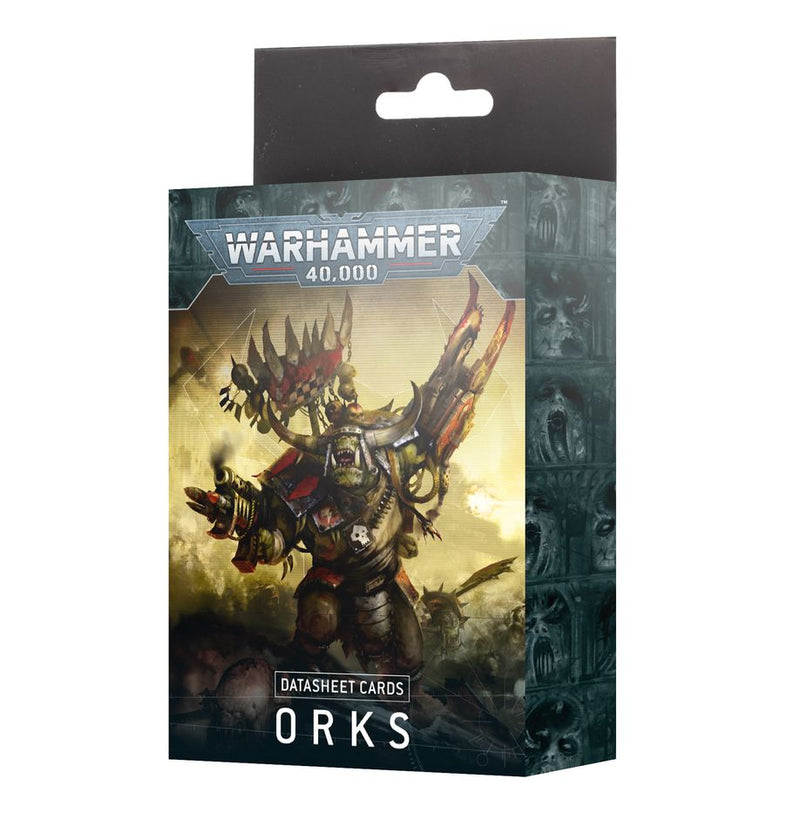 Warhammer 40,000 ORKS Datasheet Cards