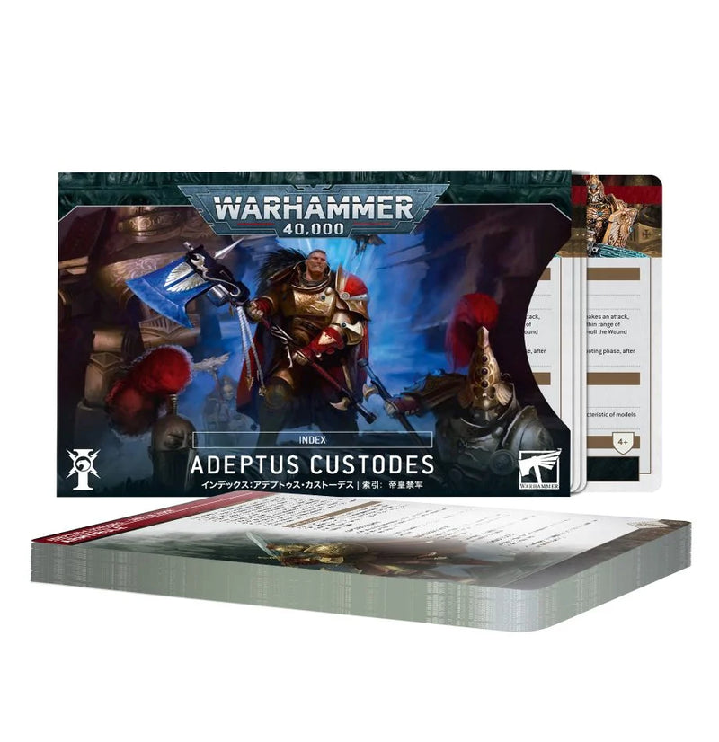 Warhammer 40,000 Index Datacards: Adeptus Custodes