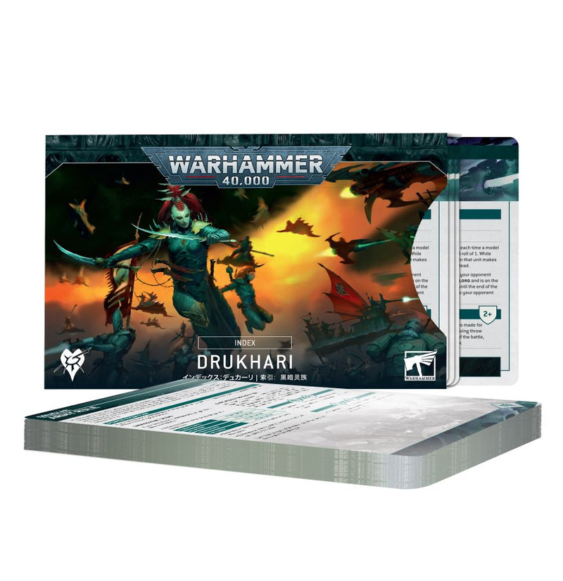 Warhammer 40,000 Index Datacards Drukhari