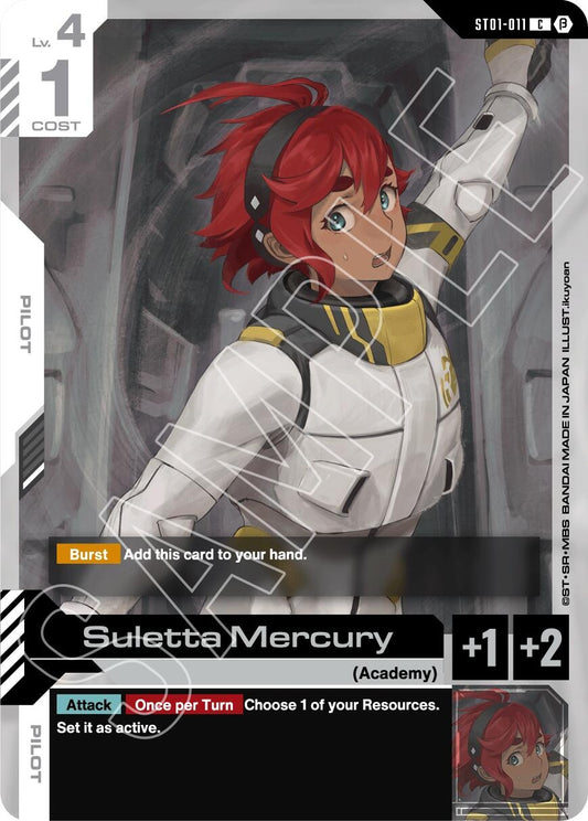 Image for Suletta Mercury (ST01-011) (GD01_b) - Gundam Card Game