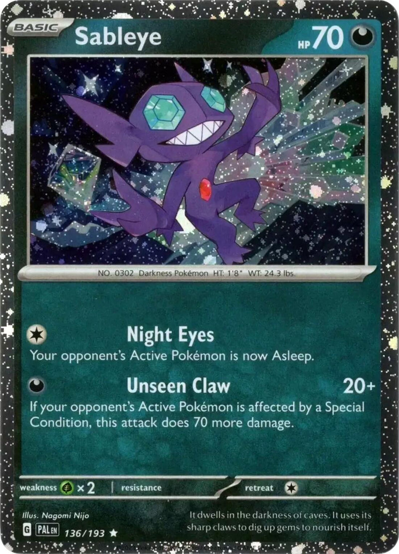 Image for Sableye (Cosmos Holo) (136/193) (MCAP) - Pokemon