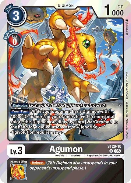 Image for Agumon (ST20-10 R) (ST-20) - Digimon Card Game