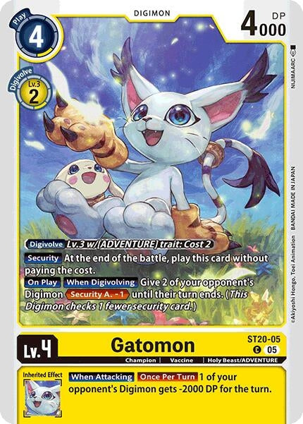 Image for Gatomon (ST20-05 C) (ST-20) - Digimon Card Game