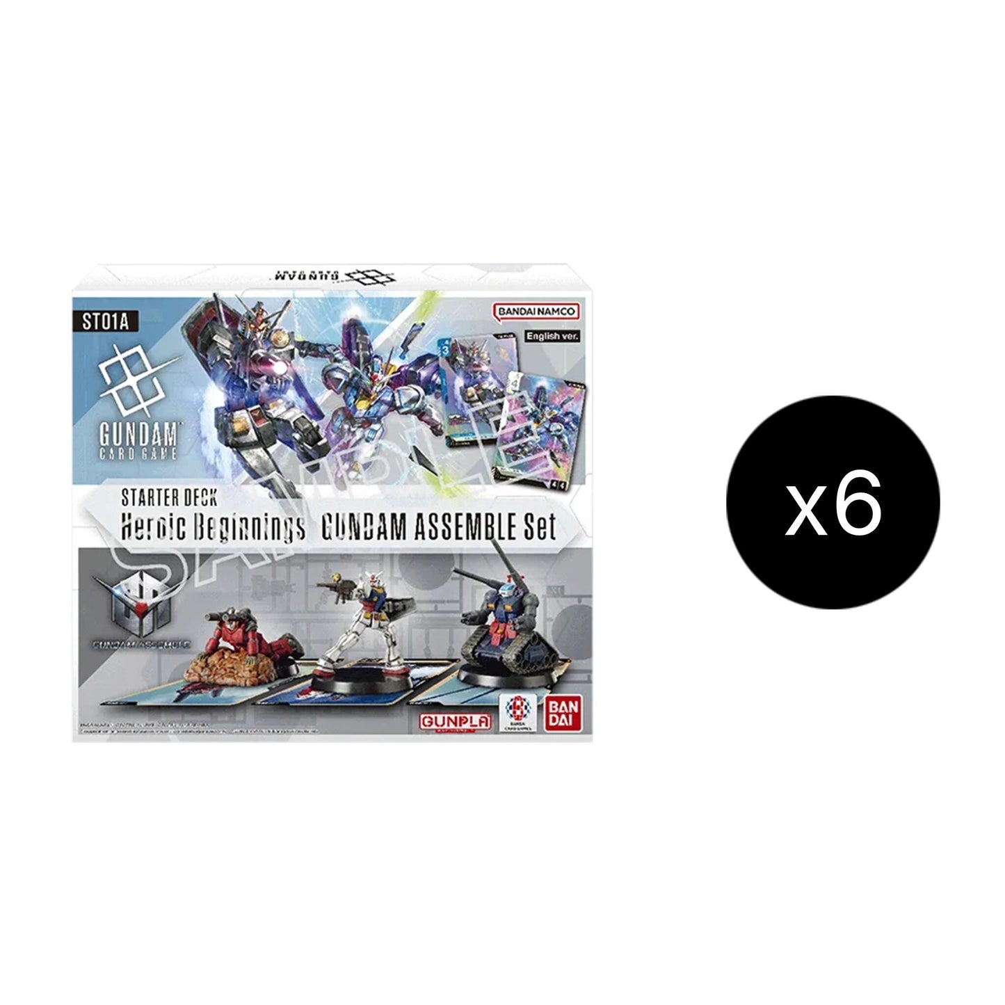 Image for Starter Deck 01: Heroic Beginnings - Gundam Assemble Starter Set Display - Gundam Card Game