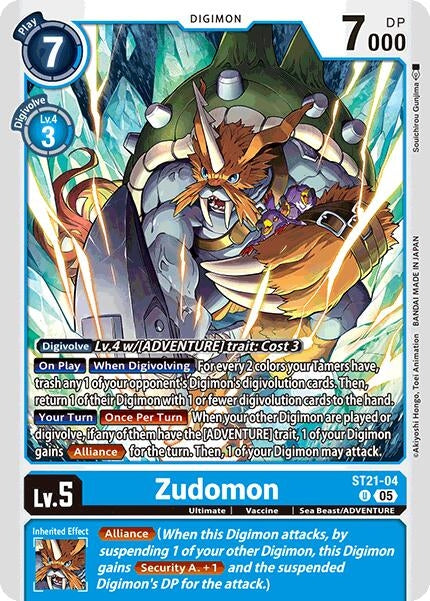 Image for Zudomon (ST21-04 U) (ST-21) - Digimon Card Game