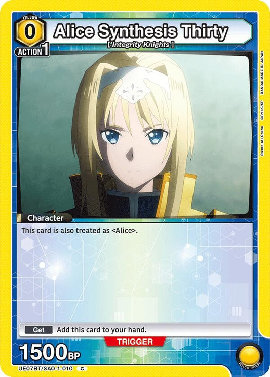 Image for Alice Synthesis Thirty (010) (Box Topper Foil) (UE07BT/SAO-1-010) (UE07BT) - Union Arena