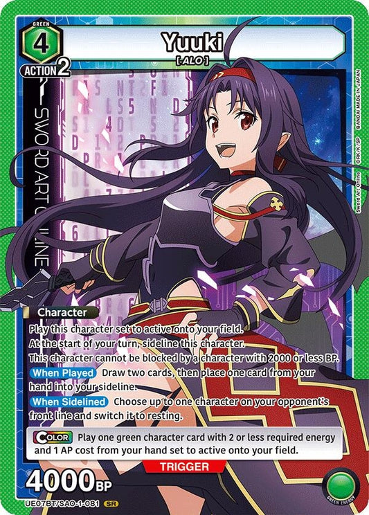 Image for Yuuki (081) (UE07BT/SAO-1-081) (UE07BT) - Union Arena