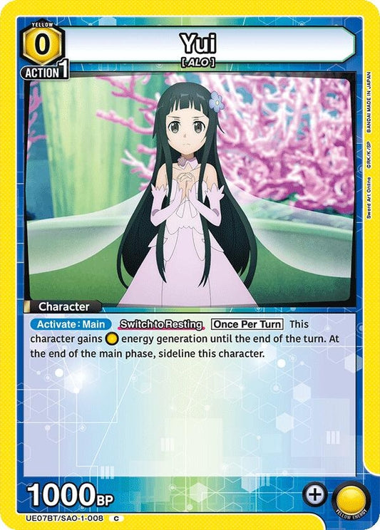 Image for Yui (008) (UE07BT/SAO-1-008) (UE07BT) - Union Arena