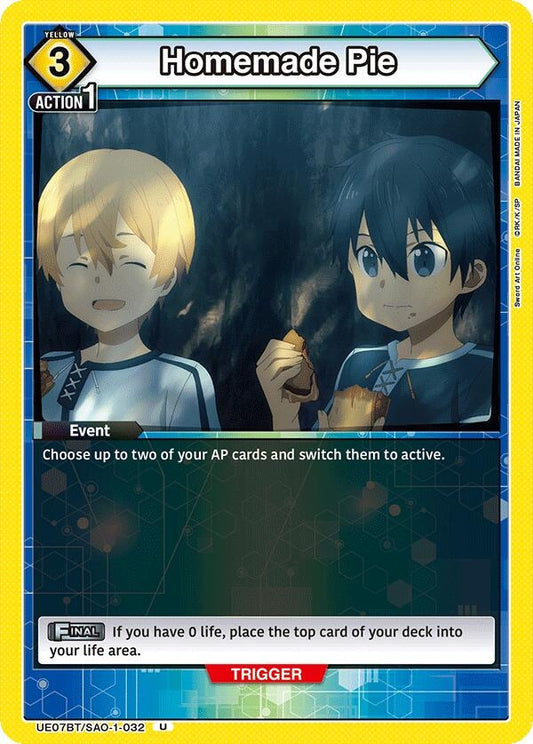 Image for Homemade Pie (UE07BT/SAO-1-032) (UE07BT) - Union Arena