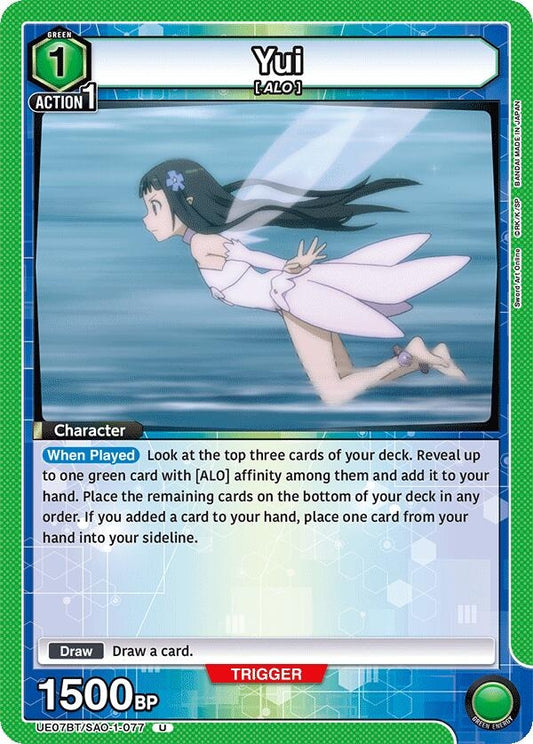 Image for Yui (077) (UE07BT/SAO-1-077) (UE07BT) - Union Arena