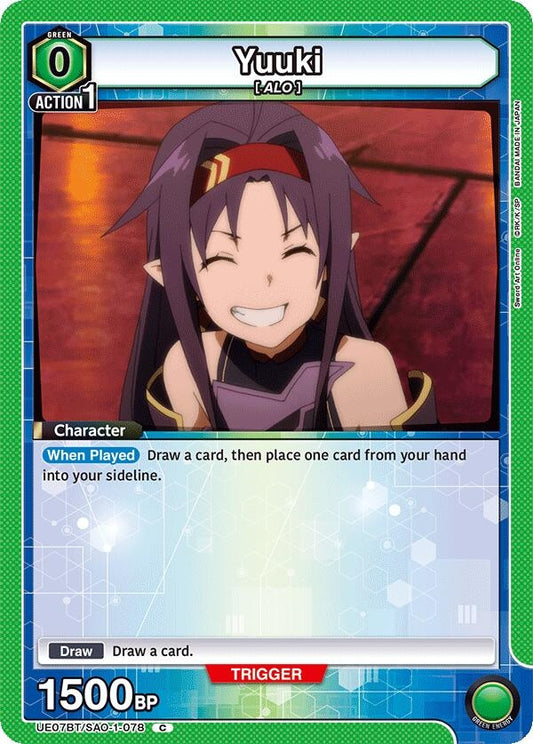 Image for Yuuki (078) (UE07BT/SAO-1-078) (UE07BT) - Union Arena