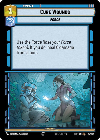 Cure Wounds (075/264) (Legends of the Force) (LOF)