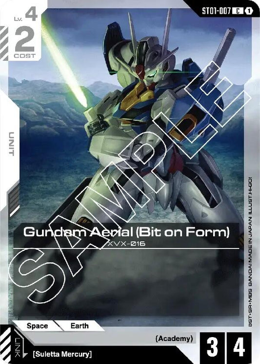 Image for Gundam Aerial (Bit on Form) (ST01-007) (ST01) - Gundam Card Game