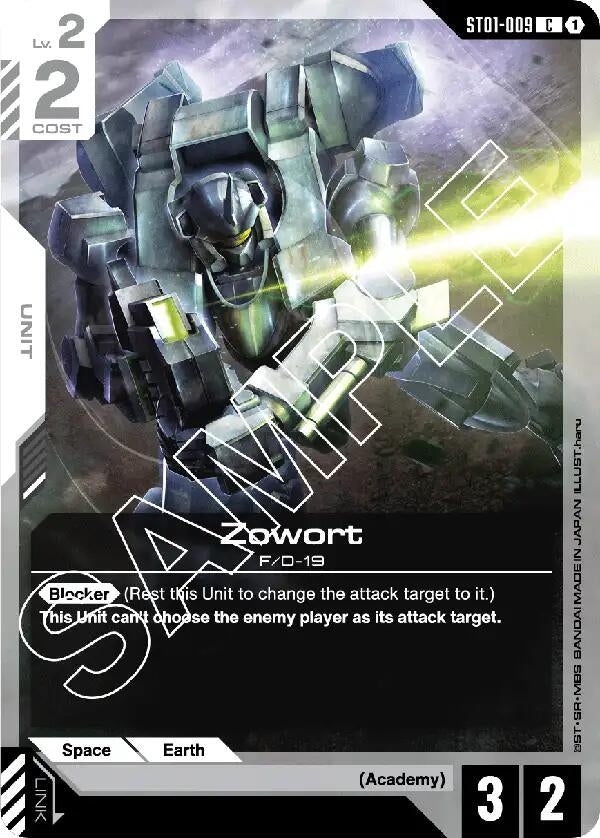 Image for Zowort (ST01-009) (ST01) - Gundam Card Game