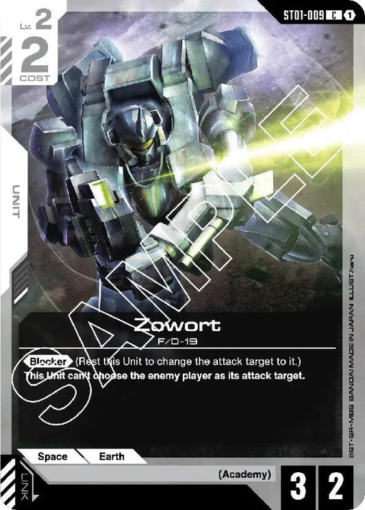 Image for Zowort (ST01-009) (ST01) - Gundam Card Game