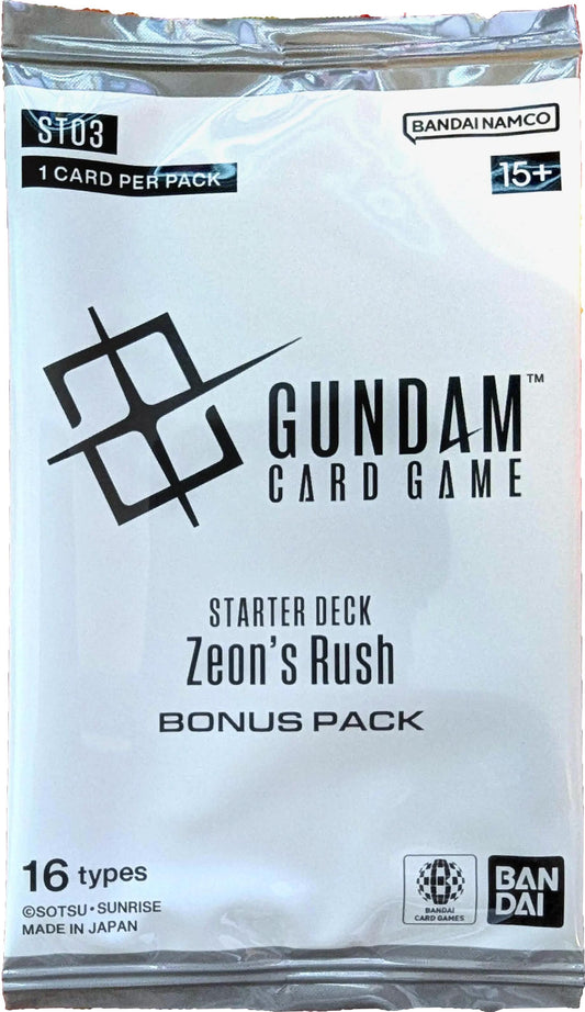 Starter Deck: Zeon's Rush Bonus Pack