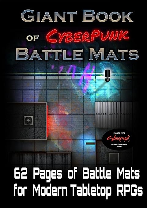 Giant Book of Cyberpunk Battle Mats