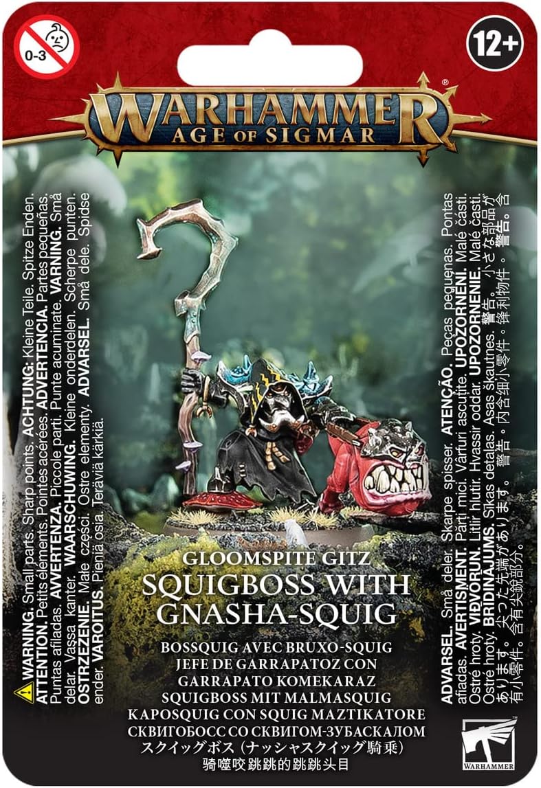 Warhammer Age of Sigmar: Gloomspite Gitz: Squigboss wtih Gnasha-Squig