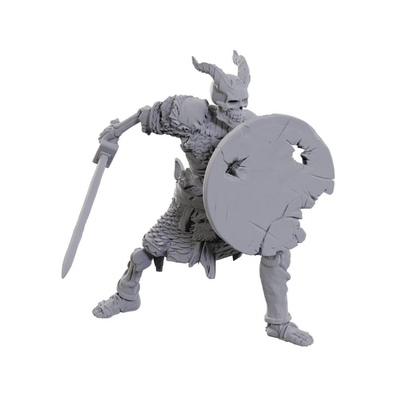 Wizkids! Dungeons & Dragons Nolzur's Marvelous Miniatures - TIEFLING SKELETON