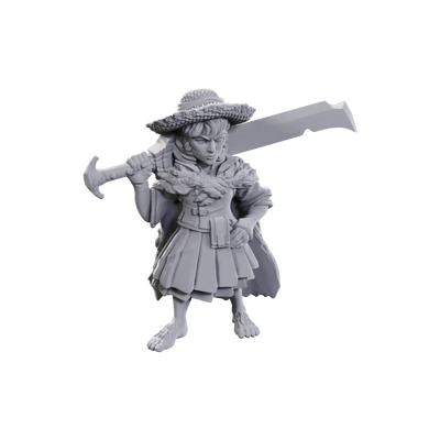 Wizkids! Pathfinder Battles Deep Cuts - FEMALE HALFLING MAGUS LOW-LEVEL