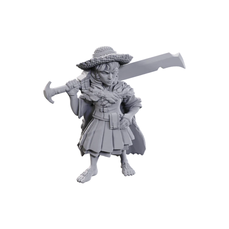 Wizkids! Pathfinder Battles Deep Cuts - FEMALE HALFLING MAGUS LOW-LEVEL