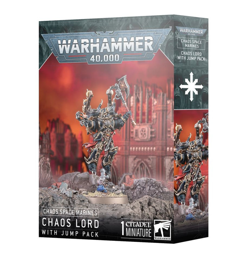 Warhammer 40,000 Chaos Space Marines Chaos Lord with Jump Pack