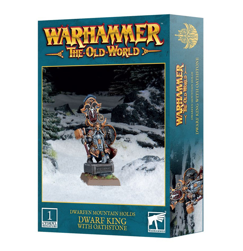 Warhammer the Old World: Dwarf King w/ Oathstone