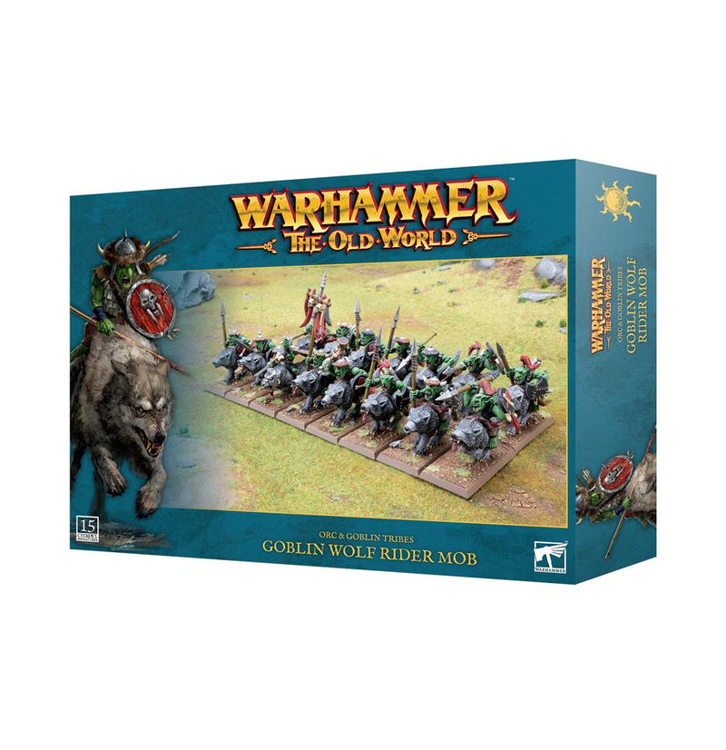 Warhammer The Old World: Orcs&Goblins: Goblin Wolf rider mob