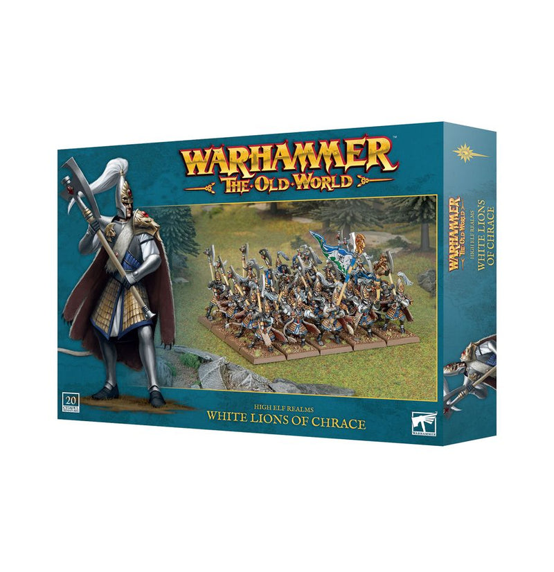 Warhammer the Old World: High Elf White Lions of Chrace